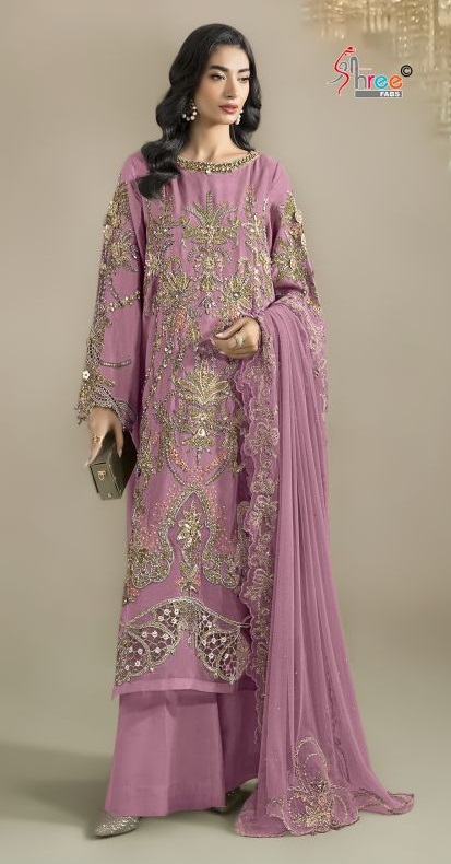 Shree Sf 5588 E To H Pakistani Salwar Kameez Chiffon Dupatta