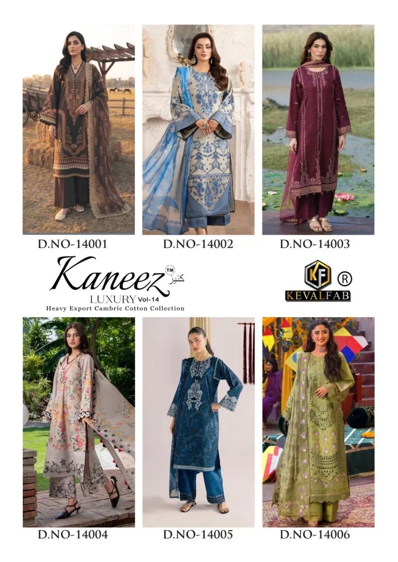 Keval Kaneez Vol 14 Karachi Readymade Suits Collection