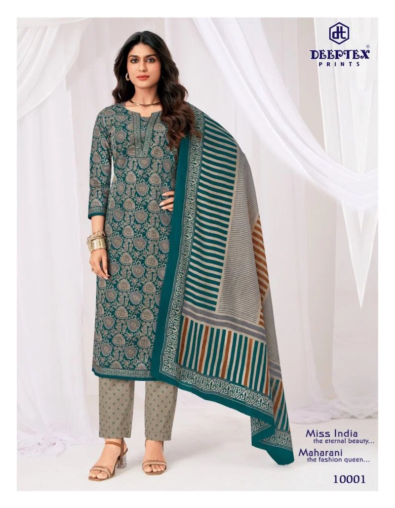 Deeptex Miss India Vol 100 Cotton Readymade Dress Collection