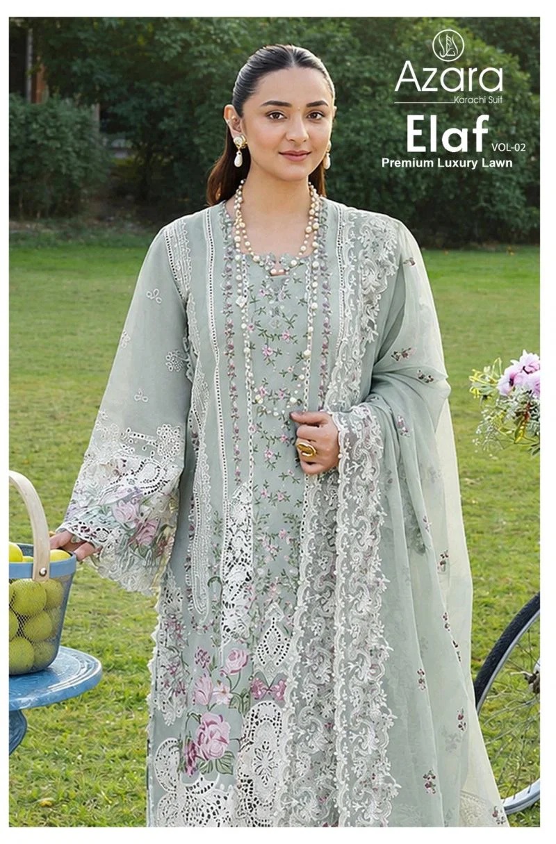 Radhika Azara Elaf Premium Vol 2 Cotton Pakistani Dress Material