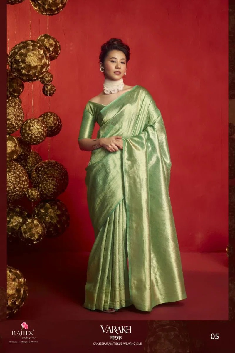 Rajtex Varakh Kanjivaram Tissue Silk Saree Collection
