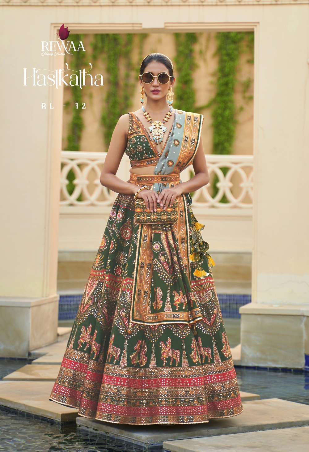 Rajwadi lehenga choli sale
