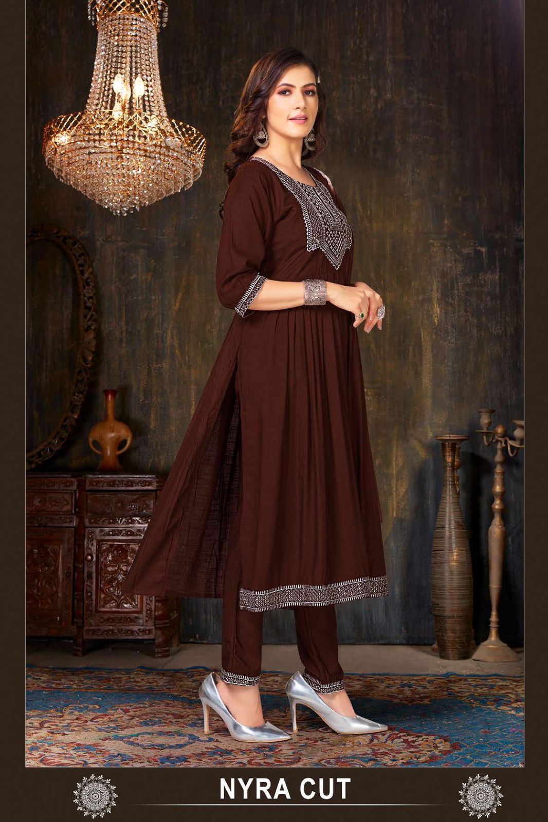 Life Style Namrata Women Embroidered A-line Kurta - Buy Life Style Namrata  Women Embroidered A-line Kurta Online at Best Prices in India | Flipkart.com