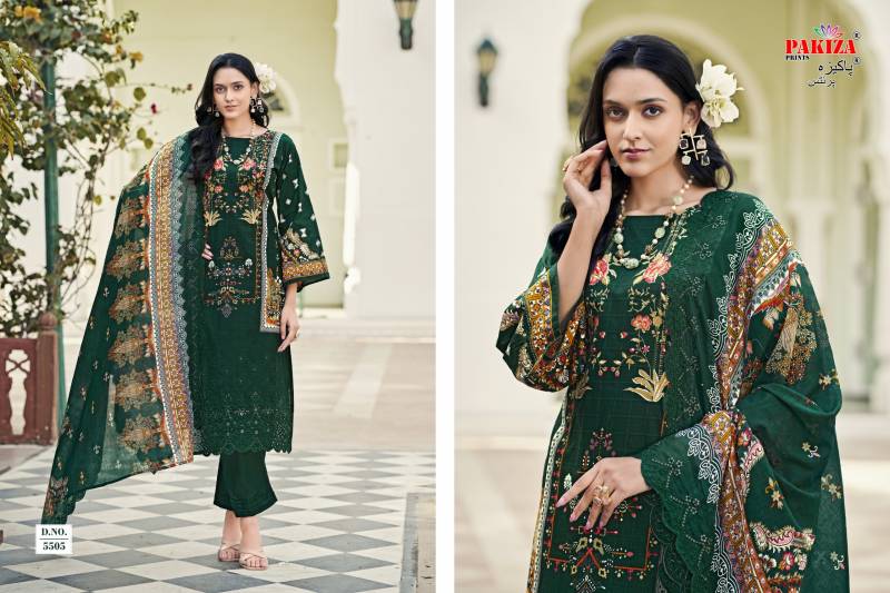 Pakiza Himsa Vol 55 Lawn Cotton Designer Dress Material Collection