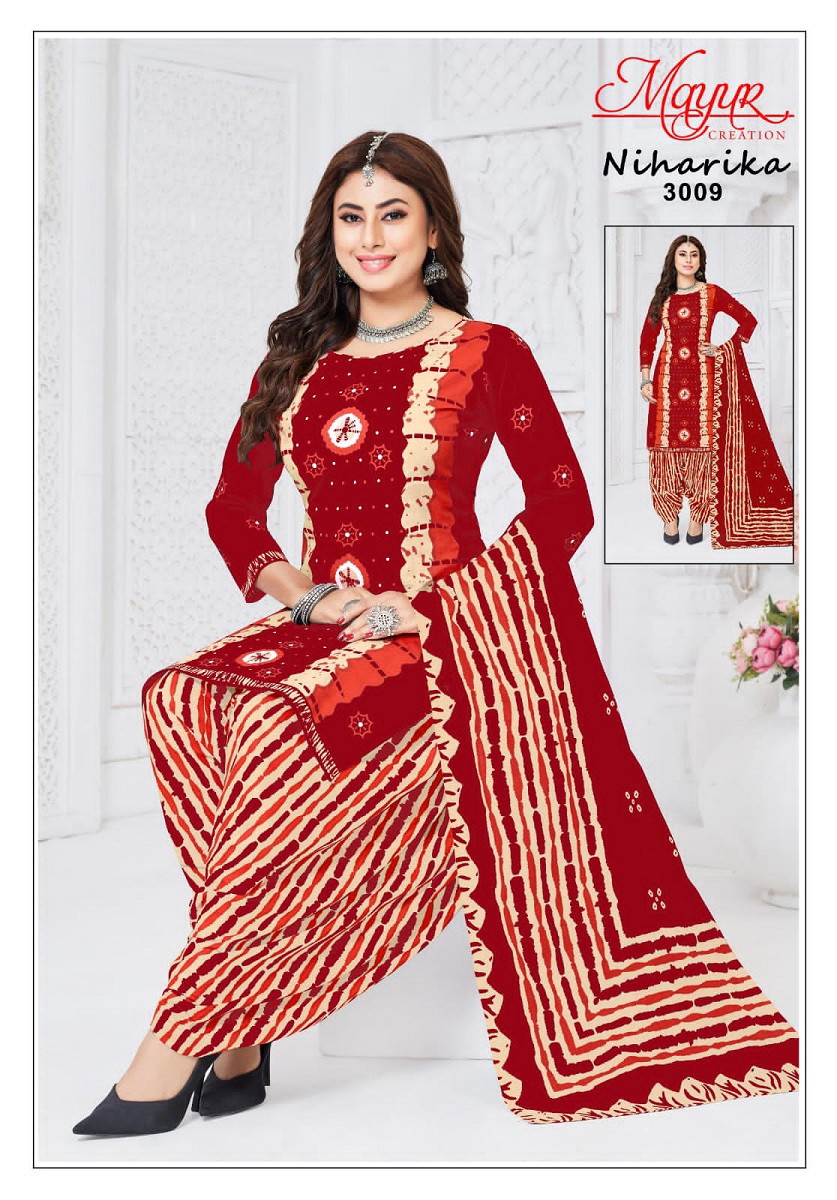 pure cotton bandhani dress material Pure Cotton Bandhani Dress Material - Bandhani Dress Material