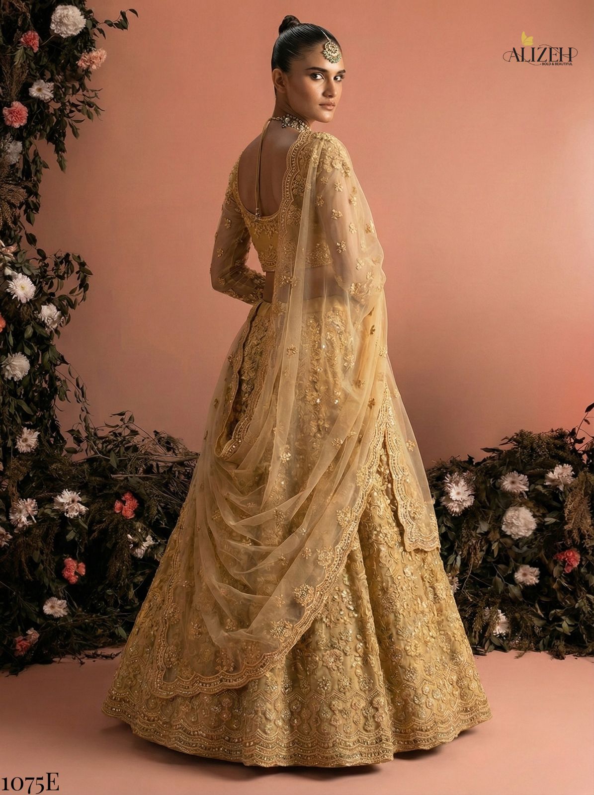 Alizeh Bridal Heritage Colours 1075 Designer Lehenga Choli Collection