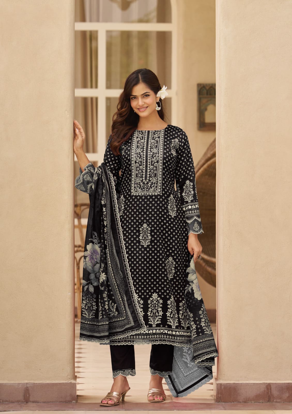Hermitage Sylhet Viscose Designer Dress Material Collection