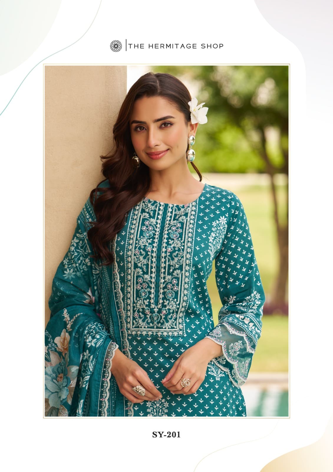 Hermitage Sylhet Viscose Designer Dress Material Collection