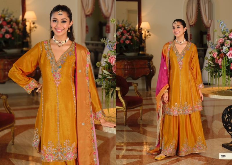 Kalista 2398 And 2400 Embroidered Salwar Kameez Collection